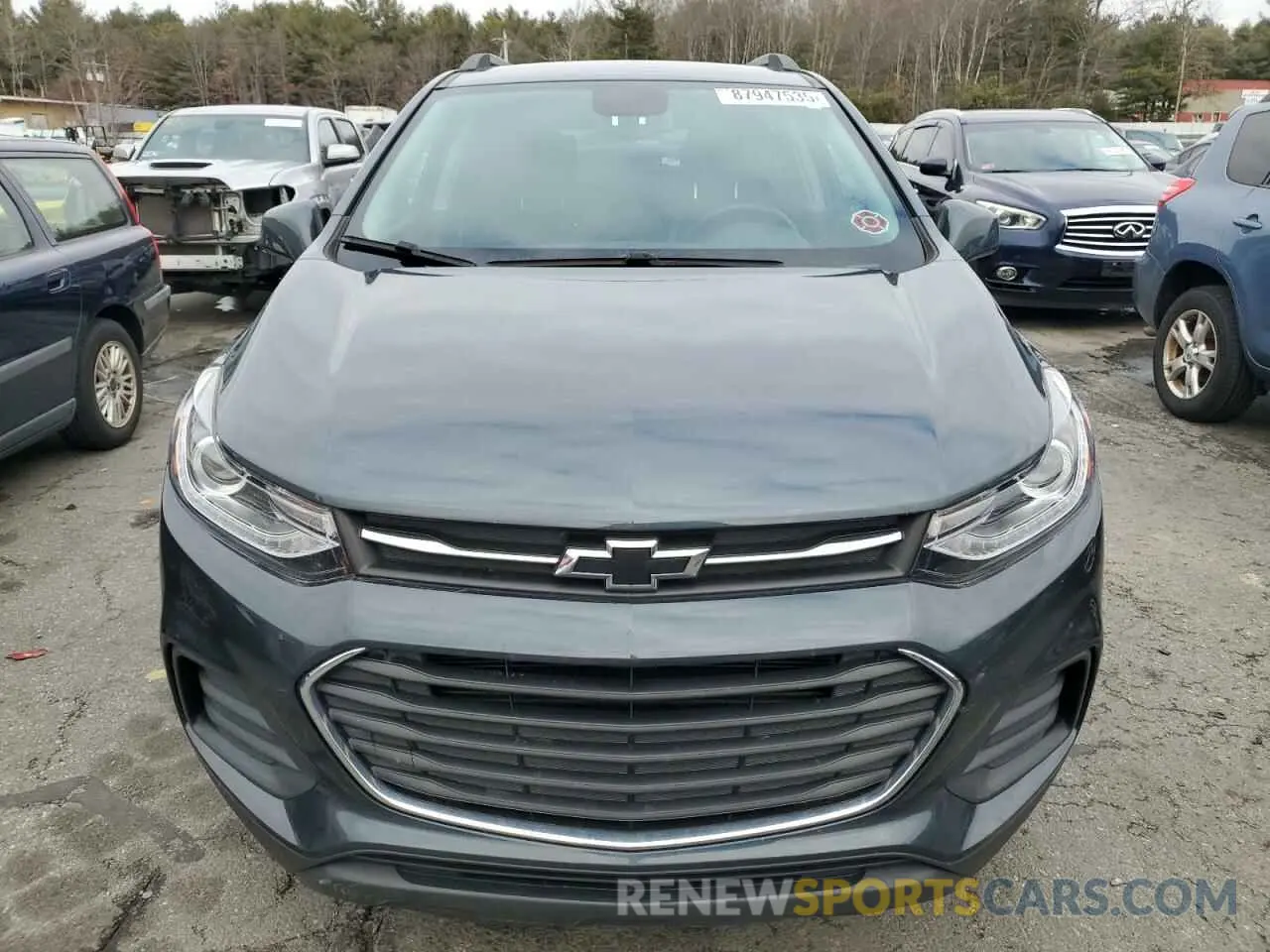 5 fotografías del automóvil dañado KL7CJPSB8MB348508 CHEVROLET TRAX 2021