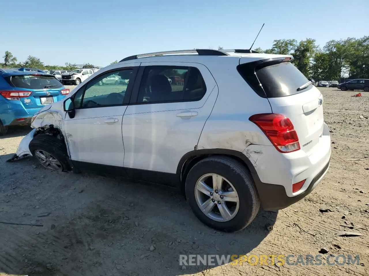 2 fotografías del automóvil dañado KL7CJPSB9MB319440 CHEVROLET TRAX 2021
