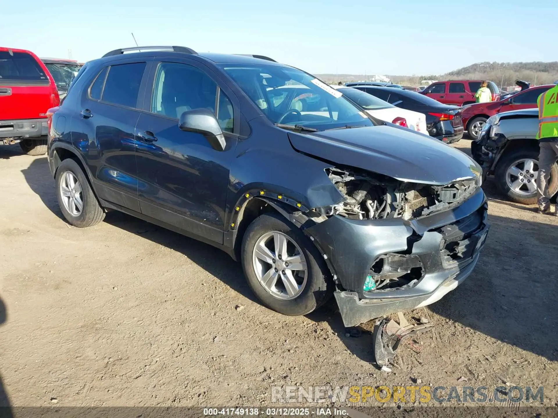 1 fotografías del automóvil dañado KL7CJPSB9MB324735 CHEVROLET TRAX 2021