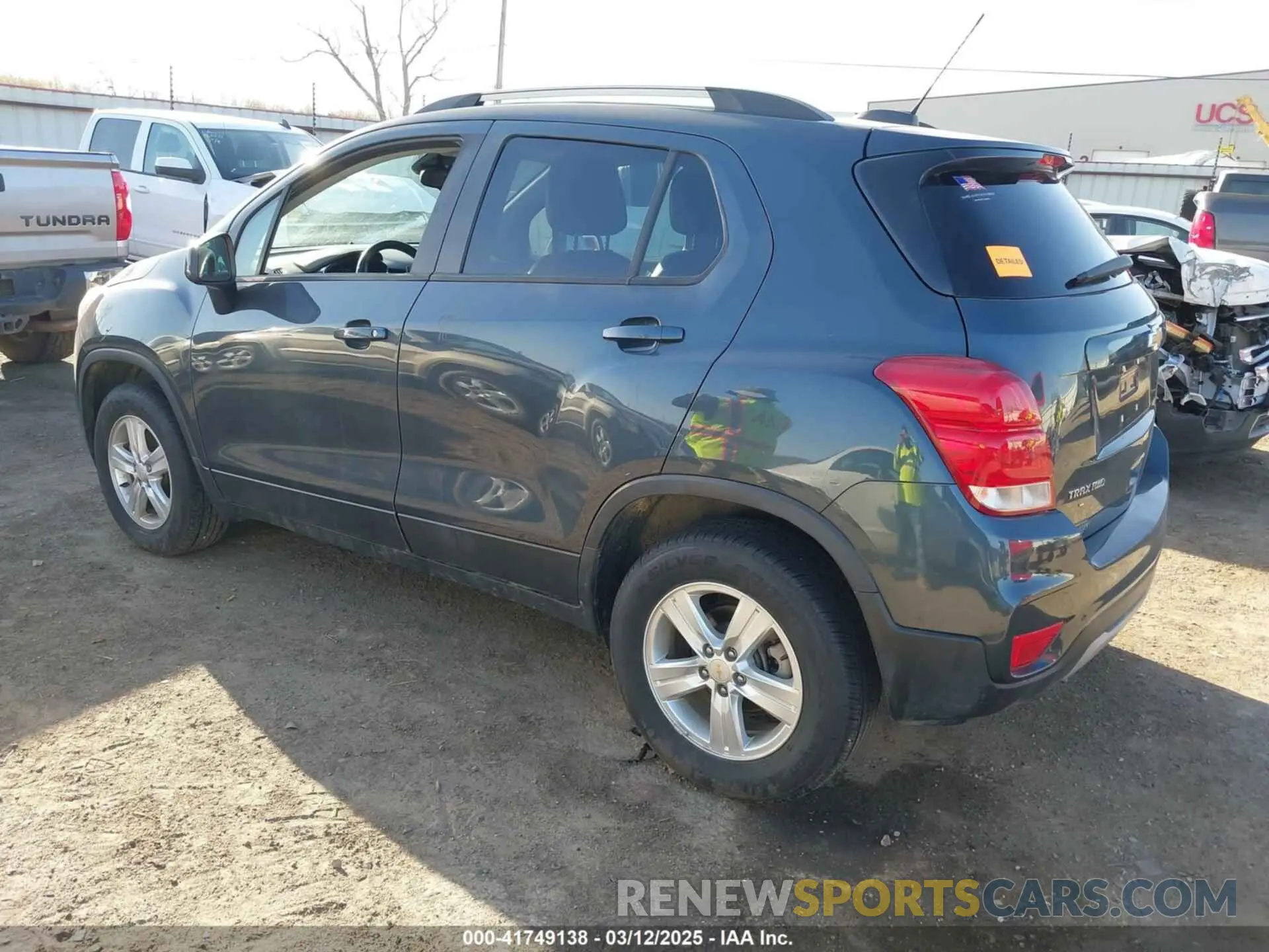 3 fotografías del automóvil dañado KL7CJPSB9MB324735 CHEVROLET TRAX 2021