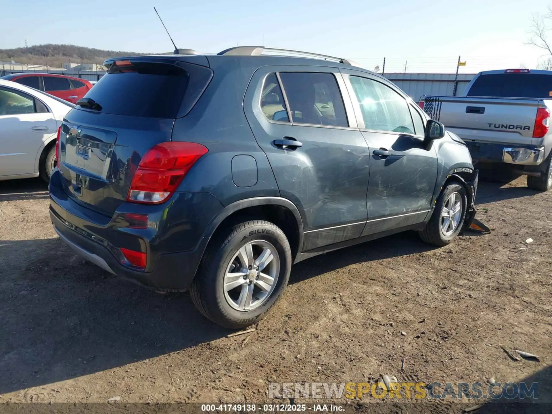 4 fotografías del automóvil dañado KL7CJPSB9MB324735 CHEVROLET TRAX 2021