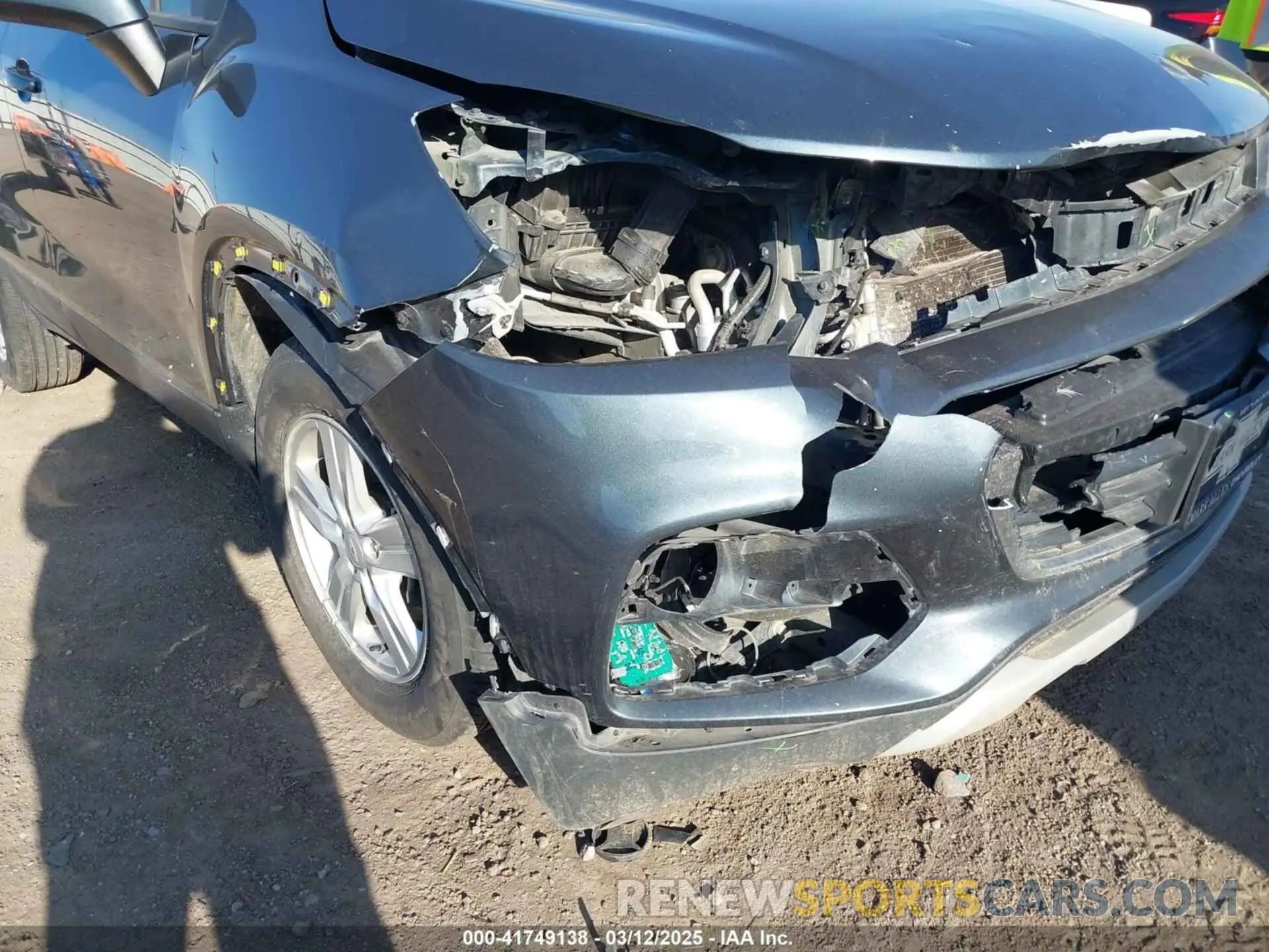 6 fotografías del automóvil dañado KL7CJPSB9MB324735 CHEVROLET TRAX 2021