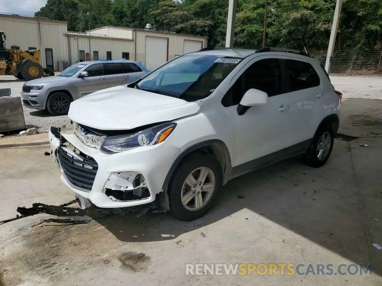 1 fotografías del automóvil dañado KL7CJPSBXMB357145 CHEVROLET TRAX 2021