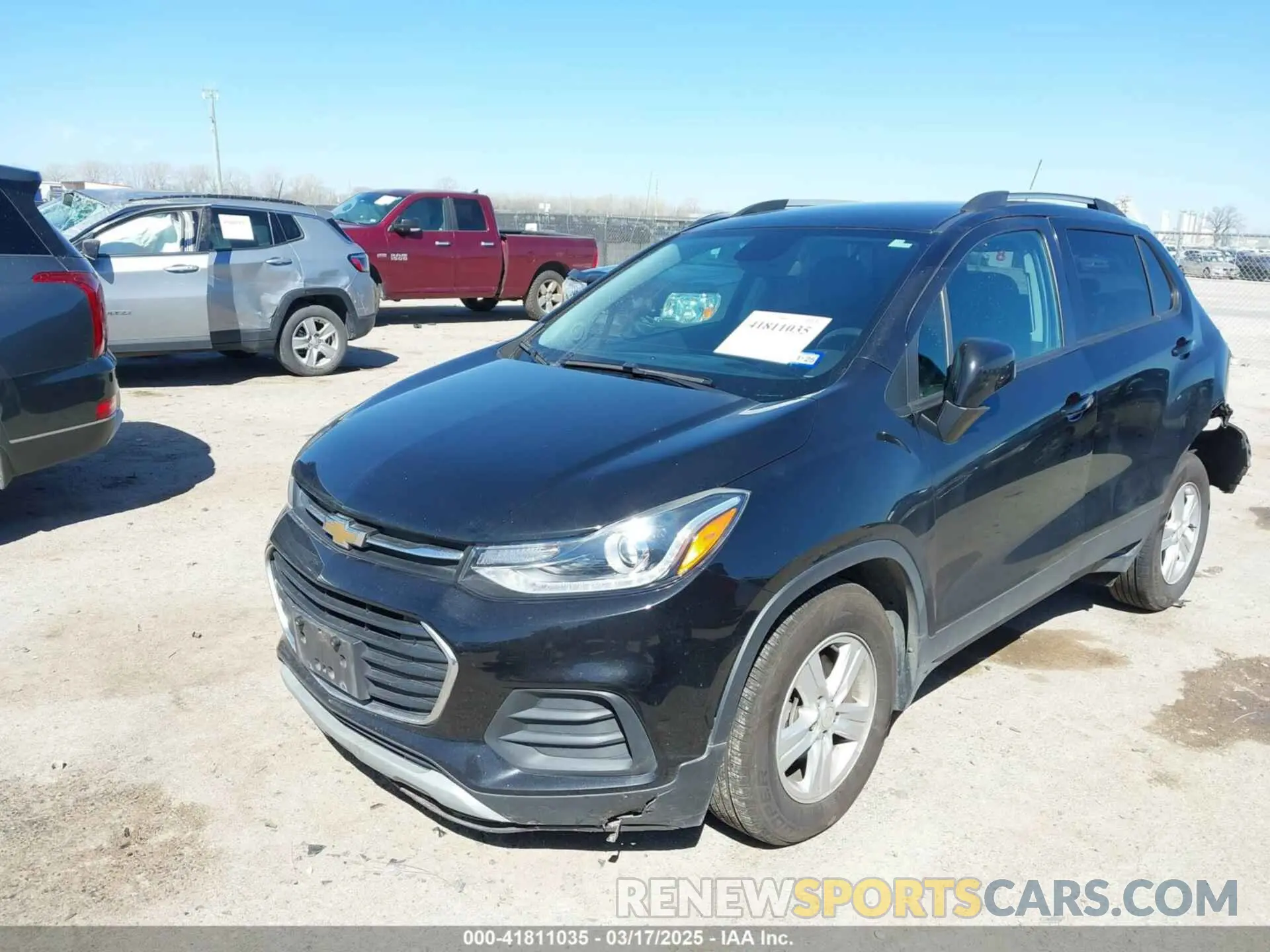 2 fotografías del automóvil dañado KL7CJPSM0MB363232 CHEVROLET TRAX 2021
