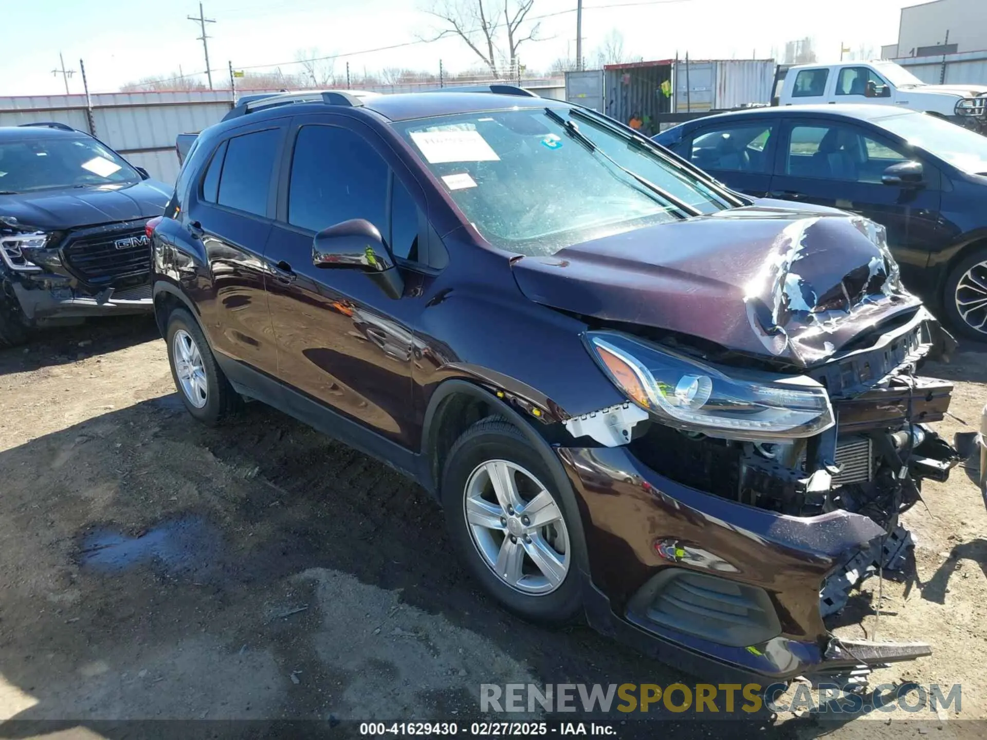 1 fotografías del automóvil dañado KL7CJPSM1MB360646 CHEVROLET TRAX 2021