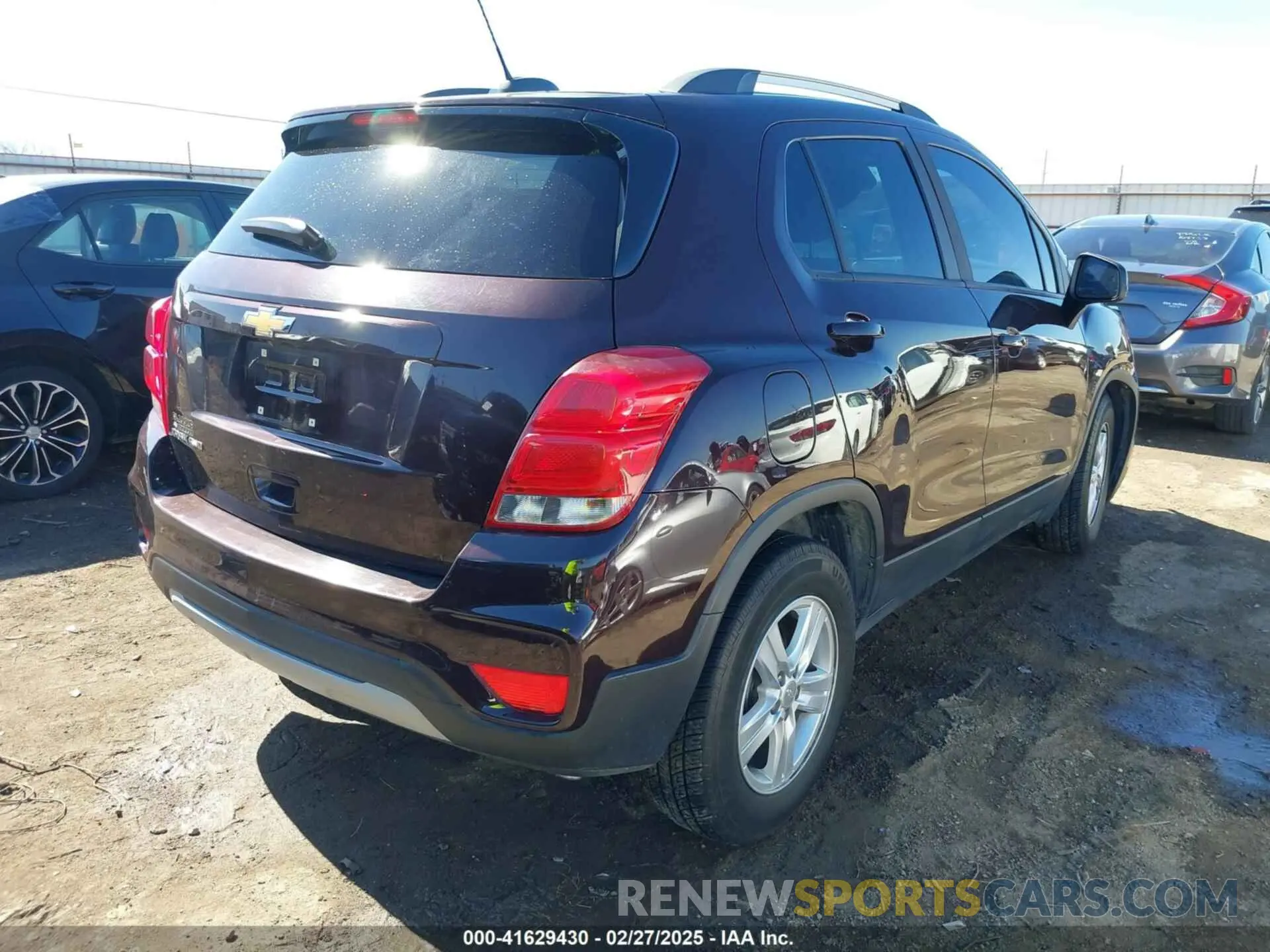 4 fotografías del automóvil dañado KL7CJPSM1MB360646 CHEVROLET TRAX 2021