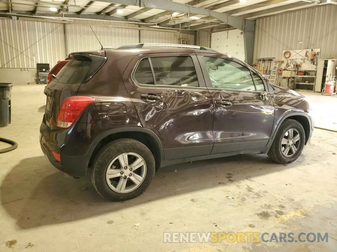 3 fotografías del automóvil dañado KL7CJPSM1MB366849 CHEVROLET TRAX 2021