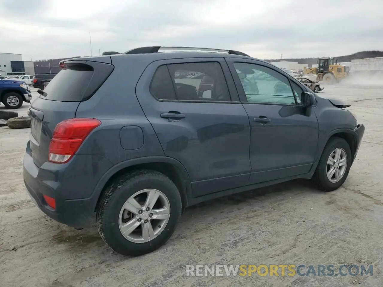 3 fotografías del automóvil dañado KL7CJPSM3MB371342 CHEVROLET TRAX 2021