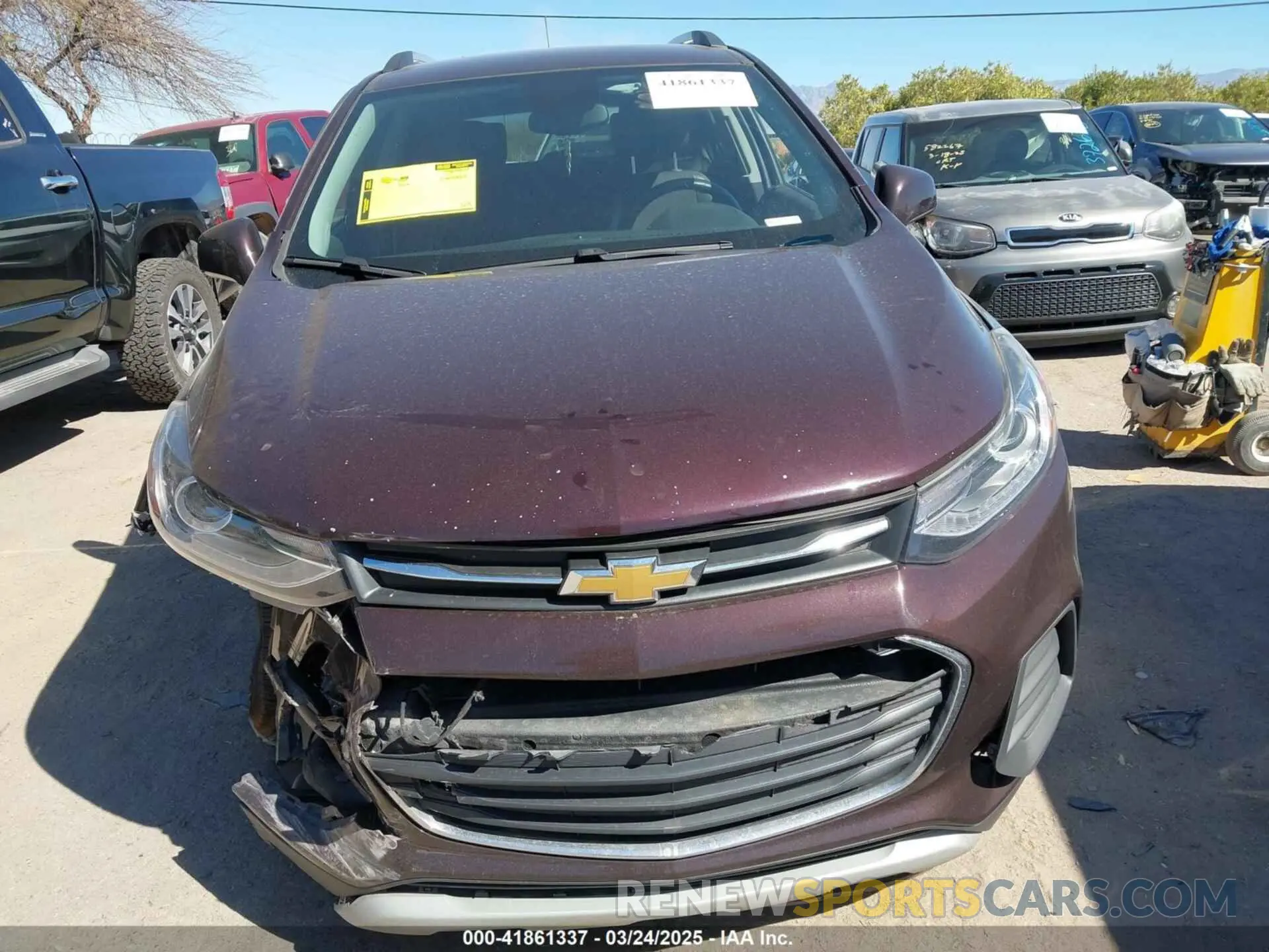 12 fotografías del automóvil dañado KL7CJPSM4MB364271 CHEVROLET TRAX 2021