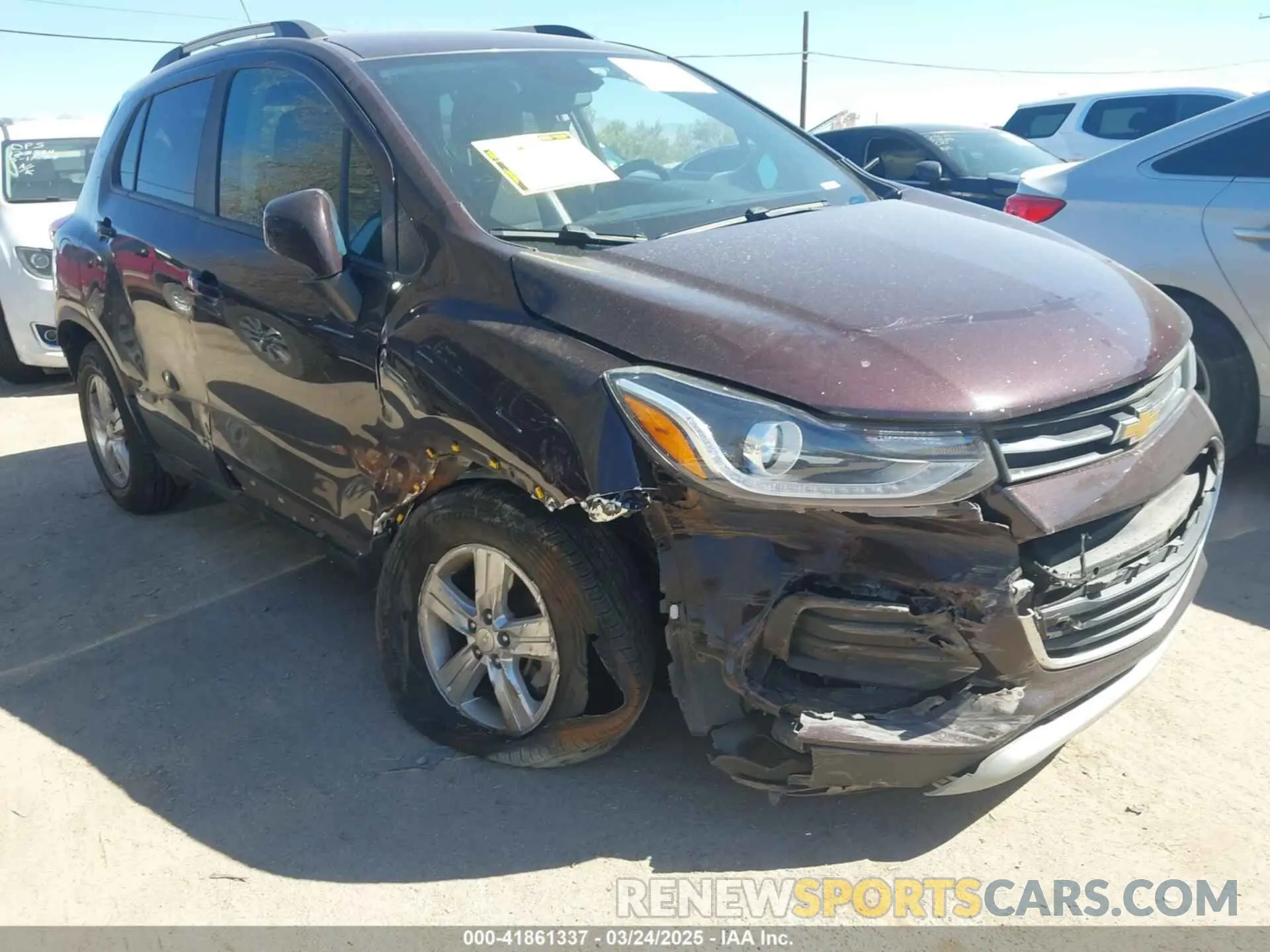 6 fotografías del automóvil dañado KL7CJPSM4MB364271 CHEVROLET TRAX 2021