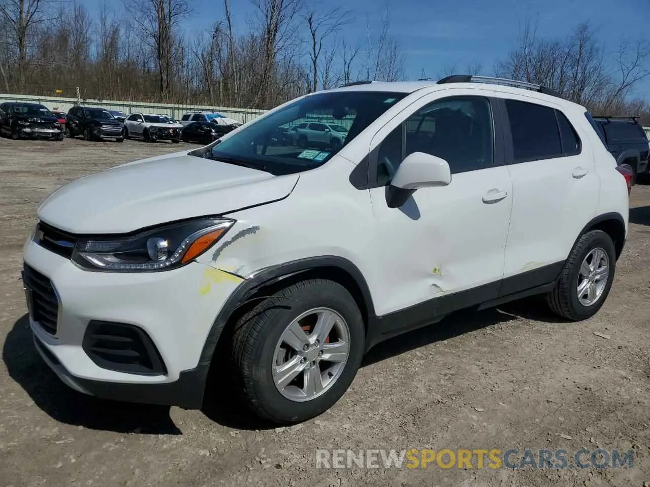 1 fotografías del automóvil dañado KL7CJPSM5MB372394 CHEVROLET TRAX 2021