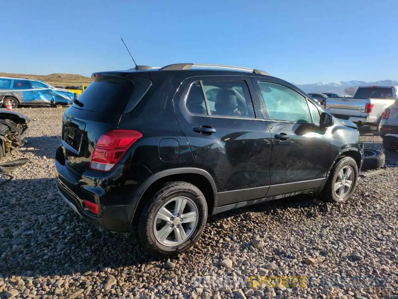 3 fotografías del automóvil dañado KL7CJPSM7MB371313 CHEVROLET TRAX 2021