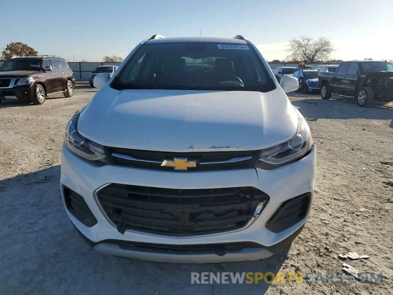 5 fotografías del automóvil dañado KL7CJPSMXMB374786 CHEVROLET TRAX 2021
