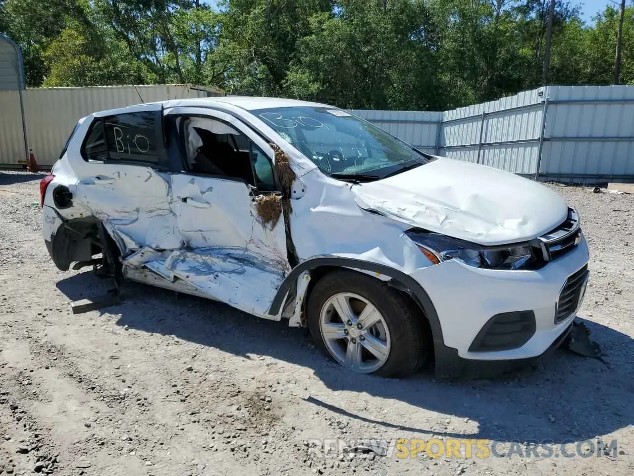 4 fotografías del automóvil dañado KL7CJKSM3NB512737 CHEVROLET TRAX 2022