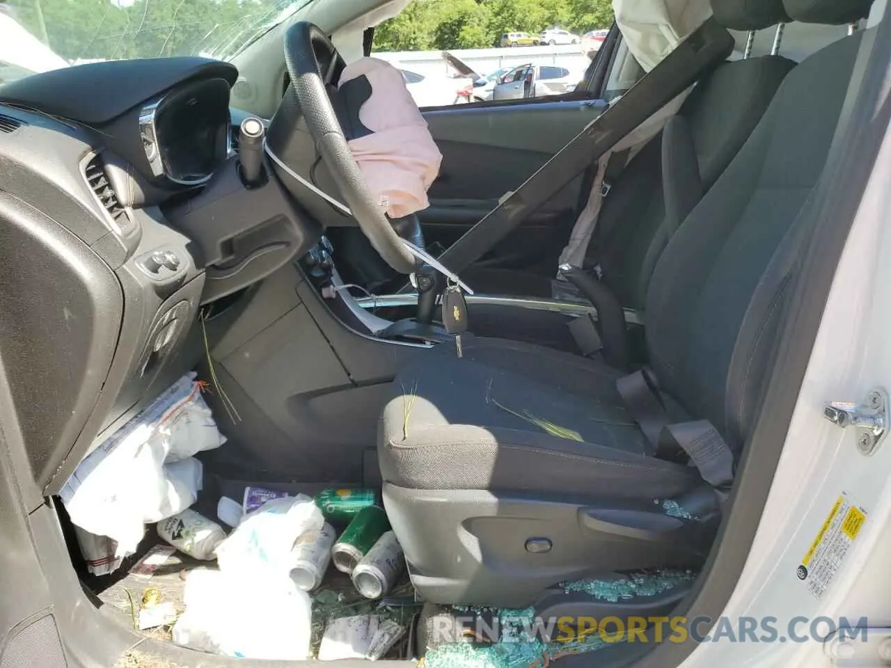 7 fotografías del automóvil dañado KL7CJKSM3NB512737 CHEVROLET TRAX 2022