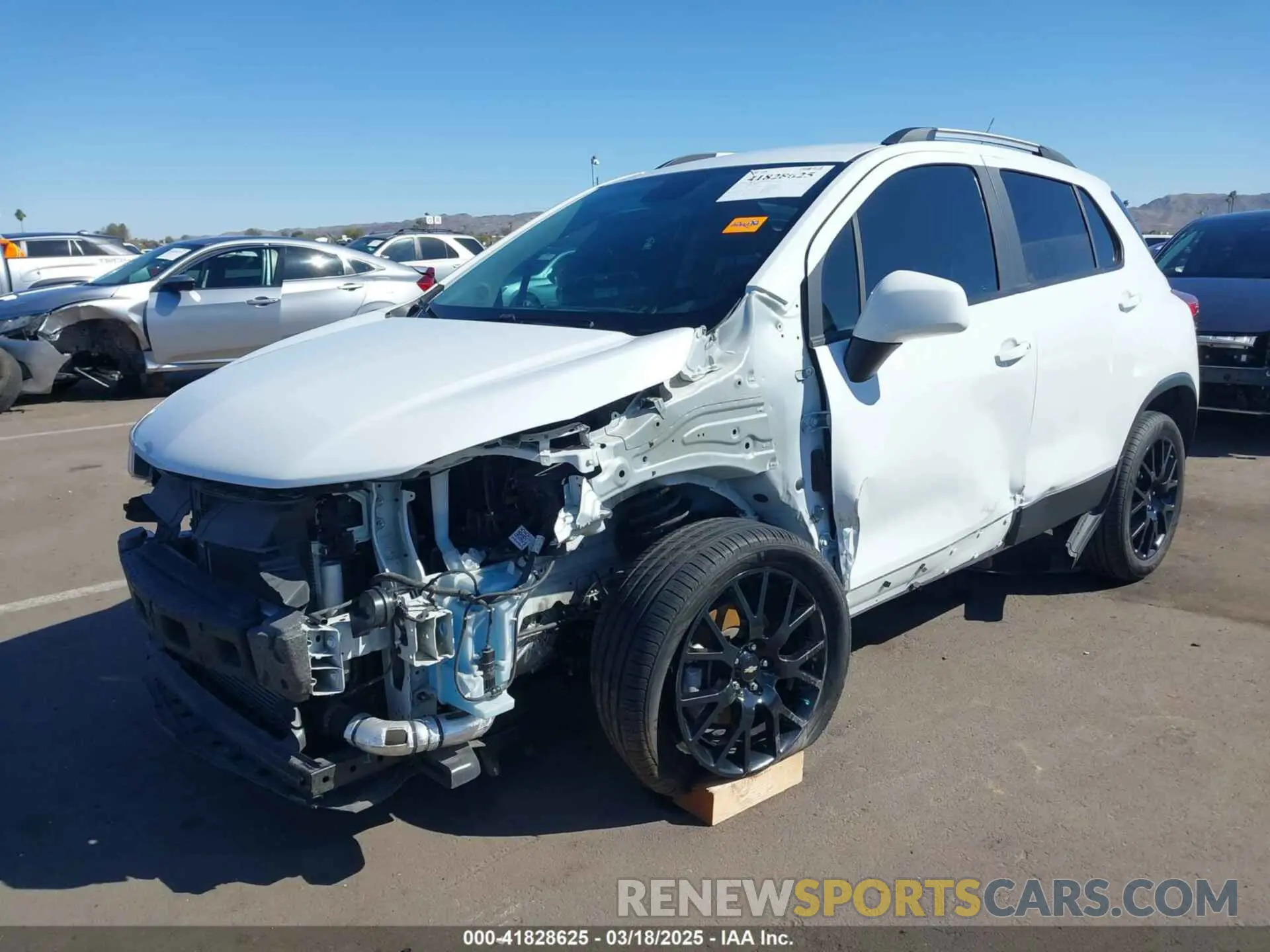6 fotografías del automóvil dañado KL7CJLSM1NB512337 CHEVROLET TRAX 2022