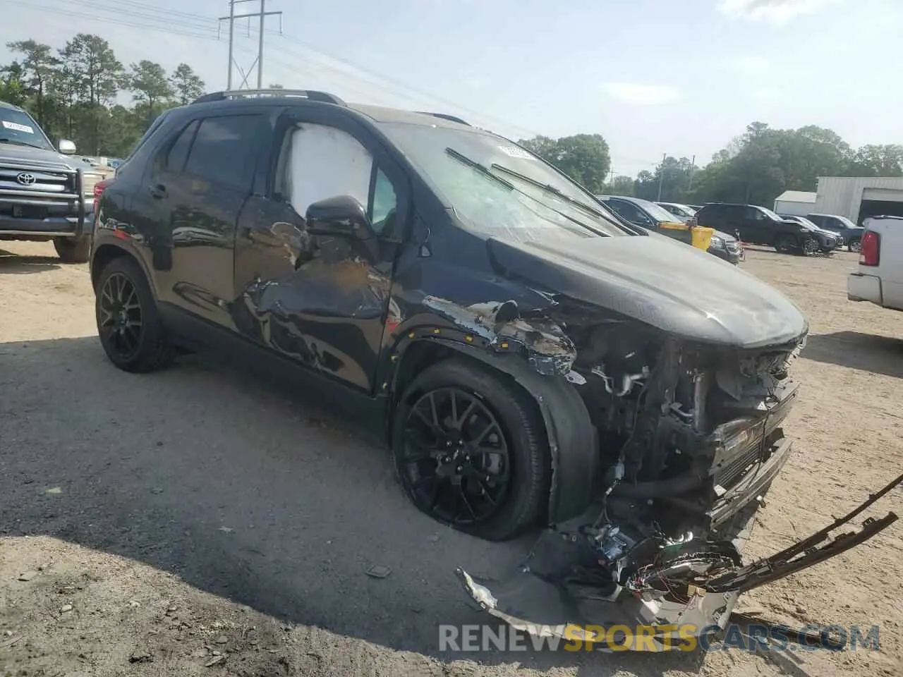 4 fotografías del automóvil dañado KL7CJLSM1NB529171 CHEVROLET TRAX 2022