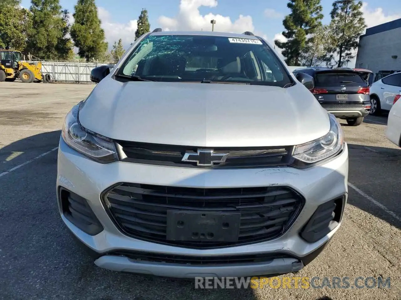 5 fotografías del automóvil dañado KL7CJLSM4NB551147 CHEVROLET TRAX 2022