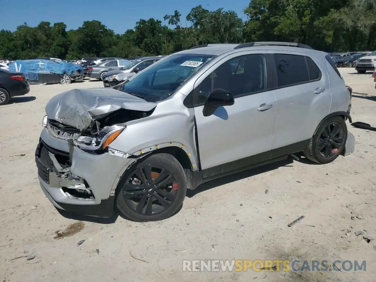 1 fotografías del automóvil dañado KL7CJLSM5NB557748 CHEVROLET TRAX 2022