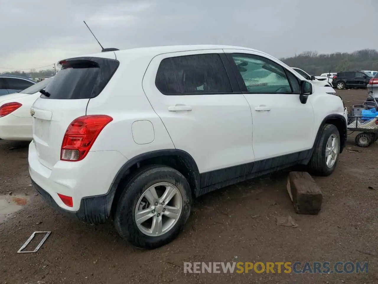 3 fotografías del automóvil dañado KL7CJNSM1NB547813 CHEVROLET TRAX 2022