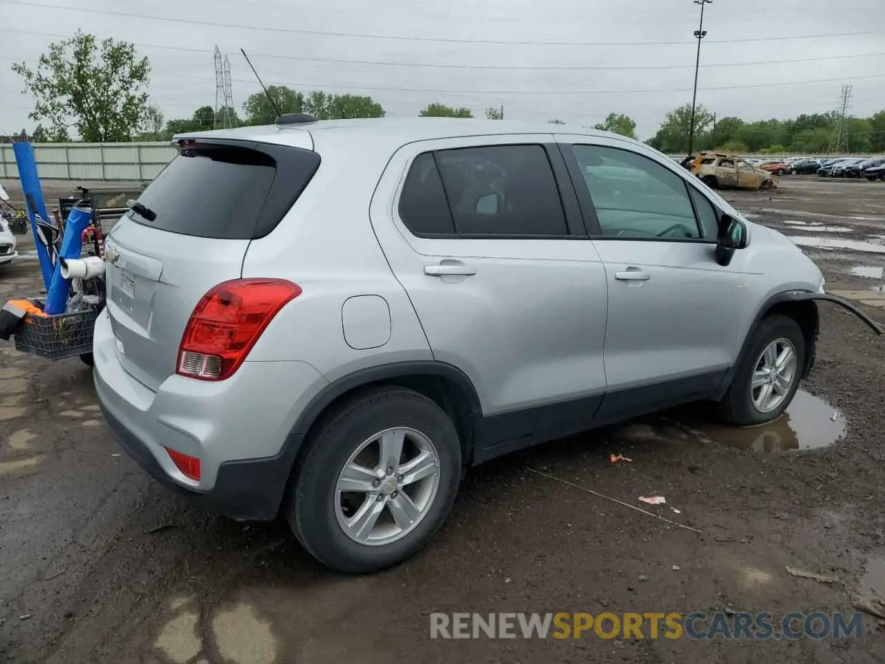 3 fotografías del automóvil dañado KL7CJNSM9NB549597 CHEVROLET TRAX 2022