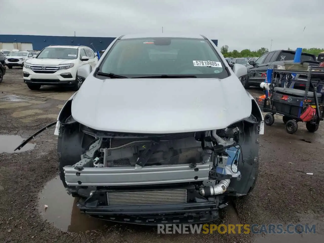 5 fotografías del automóvil dañado KL7CJNSM9NB549597 CHEVROLET TRAX 2022