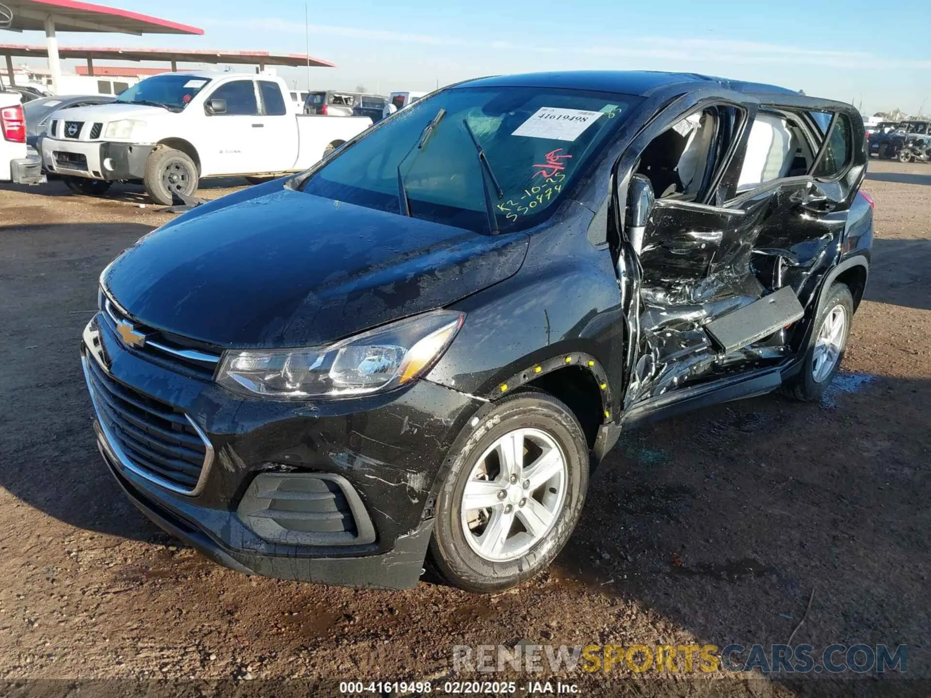 2 fotografías del automóvil dañado KL7CJNSM9NB550474 CHEVROLET TRAX 2022