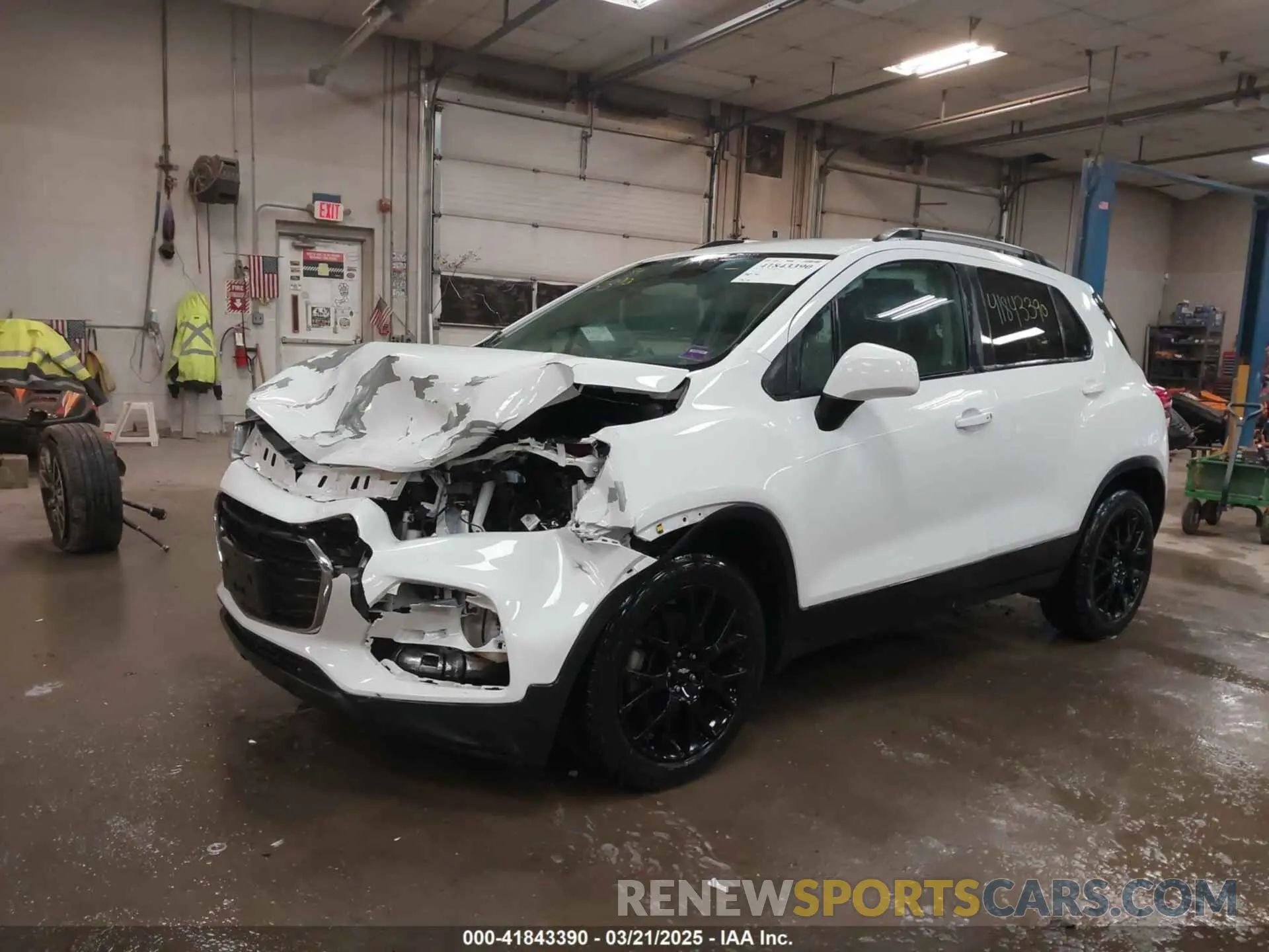 2 fotografías del automóvil dañado KL7CJPSM0NB537074 CHEVROLET TRAX 2022