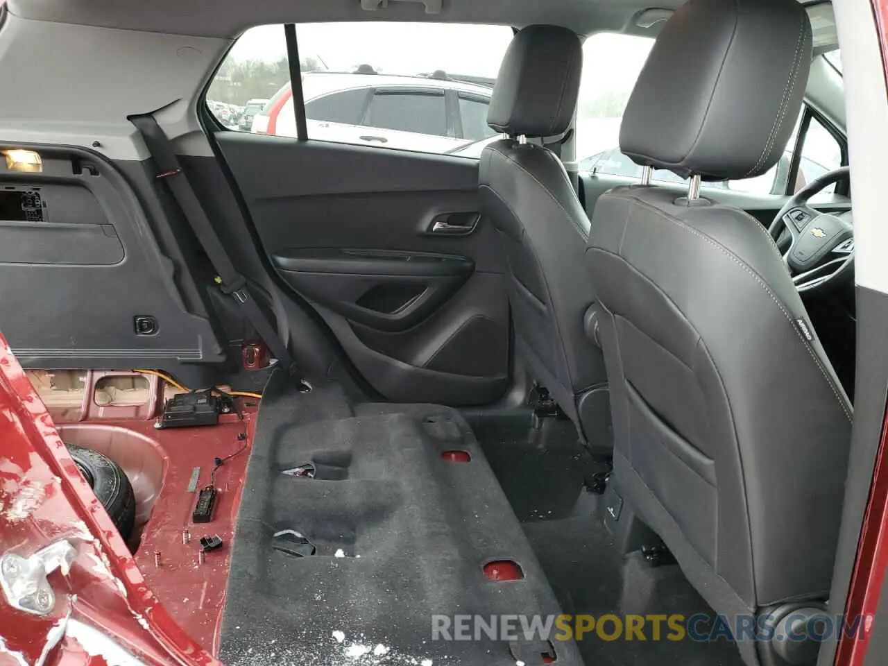 11 fotografías del automóvil dañado KL7CJPSM1NB532952 CHEVROLET TRAX 2022