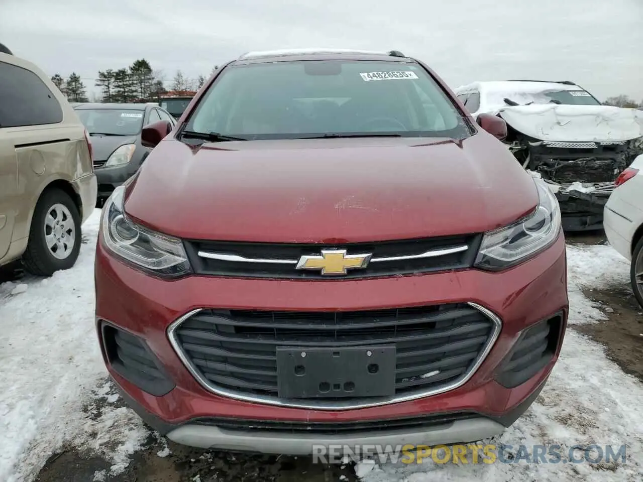 5 fotografías del automóvil dañado KL7CJPSM1NB532952 CHEVROLET TRAX 2022