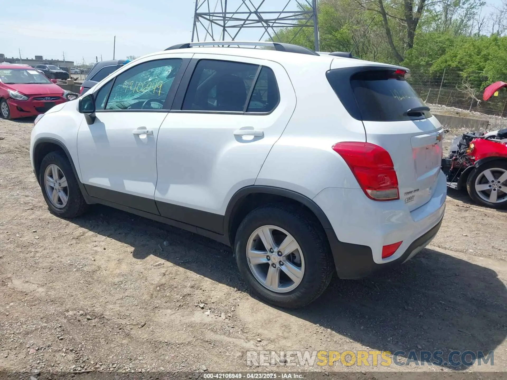 3 fotografías del automóvil dañado KL7CJPSM1NB569189 CHEVROLET TRAX 2022
