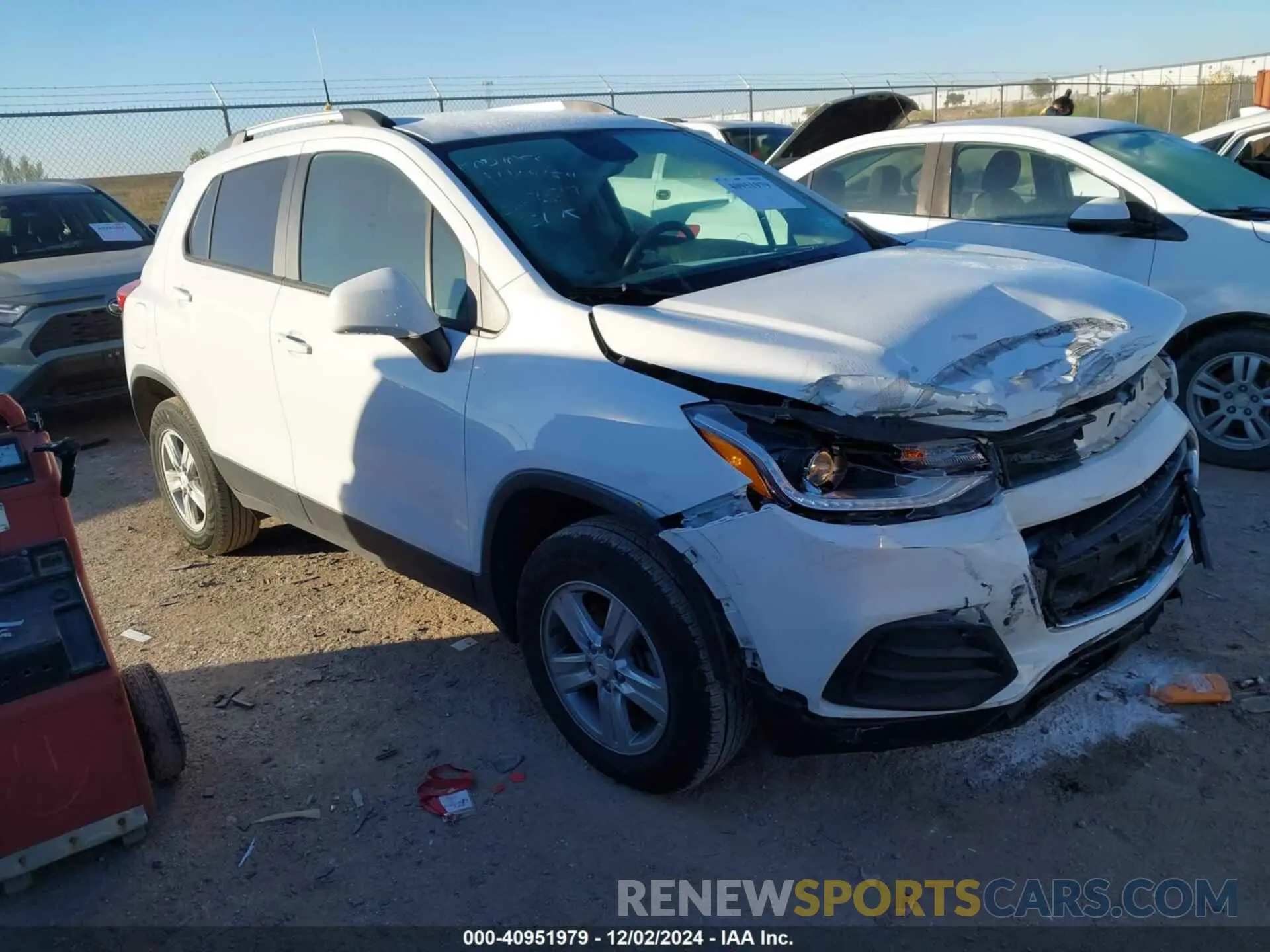 1 fotografías del automóvil dañado KL7CJPSM3NB535383 CHEVROLET TRAX 2022
