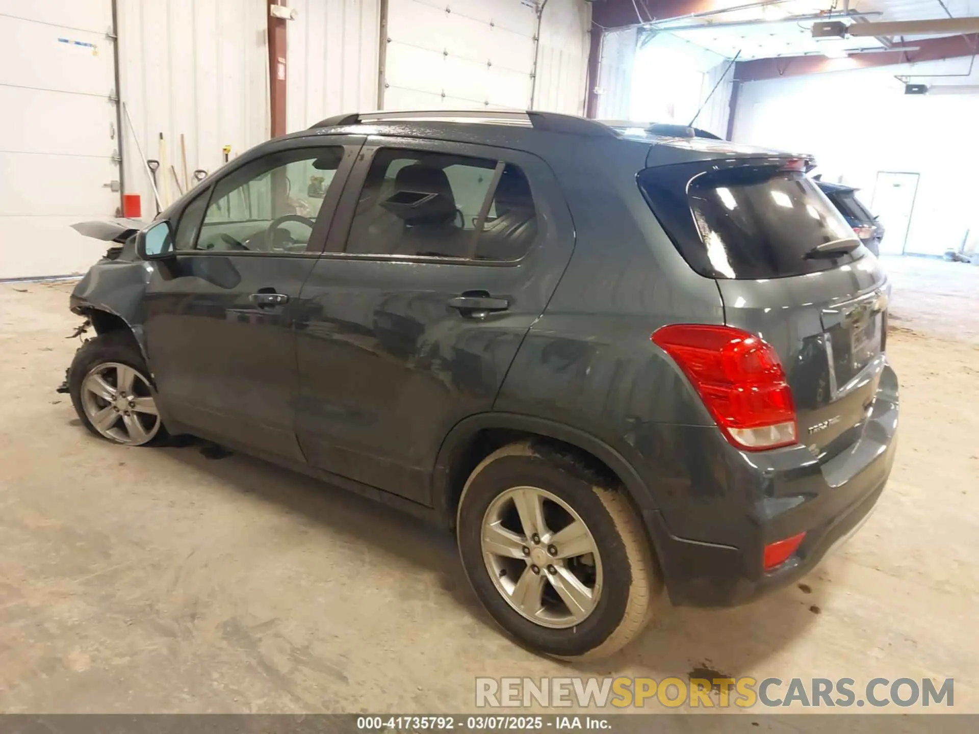 3 fotografías del automóvil dañado KL7CJPSM5NB561161 CHEVROLET TRAX 2022