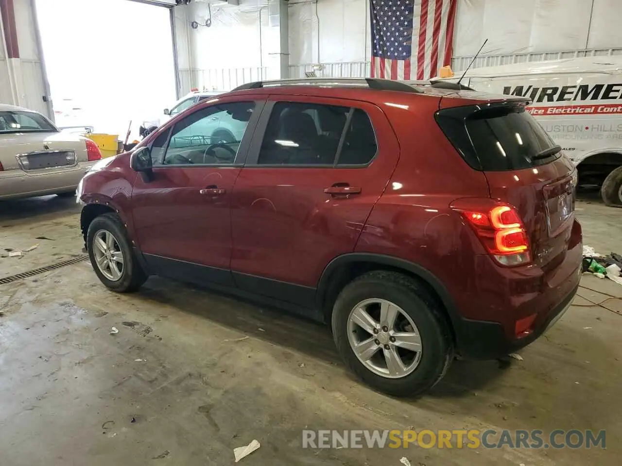 2 fotografías del automóvil dañado KL7CJPSM8NB507269 CHEVROLET TRAX 2022