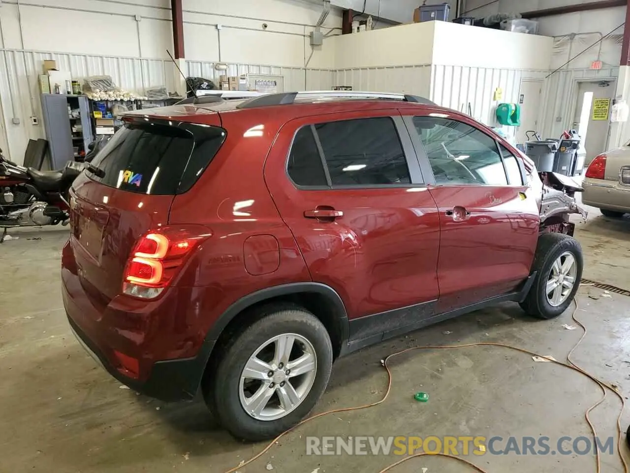 3 fotografías del automóvil dañado KL7CJPSM8NB507269 CHEVROLET TRAX 2022
