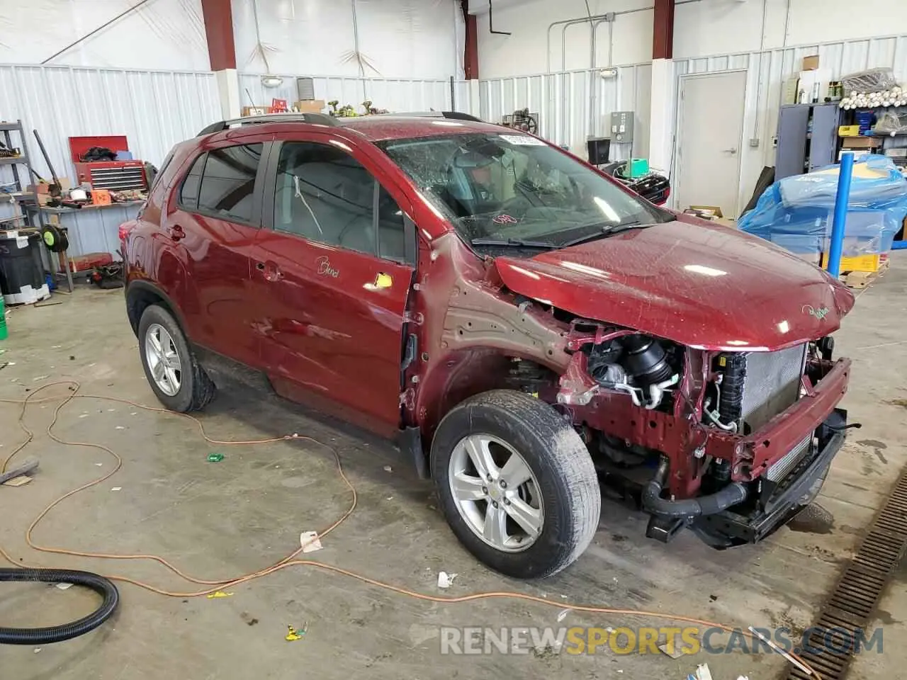 4 fotografías del automóvil dañado KL7CJPSM8NB507269 CHEVROLET TRAX 2022