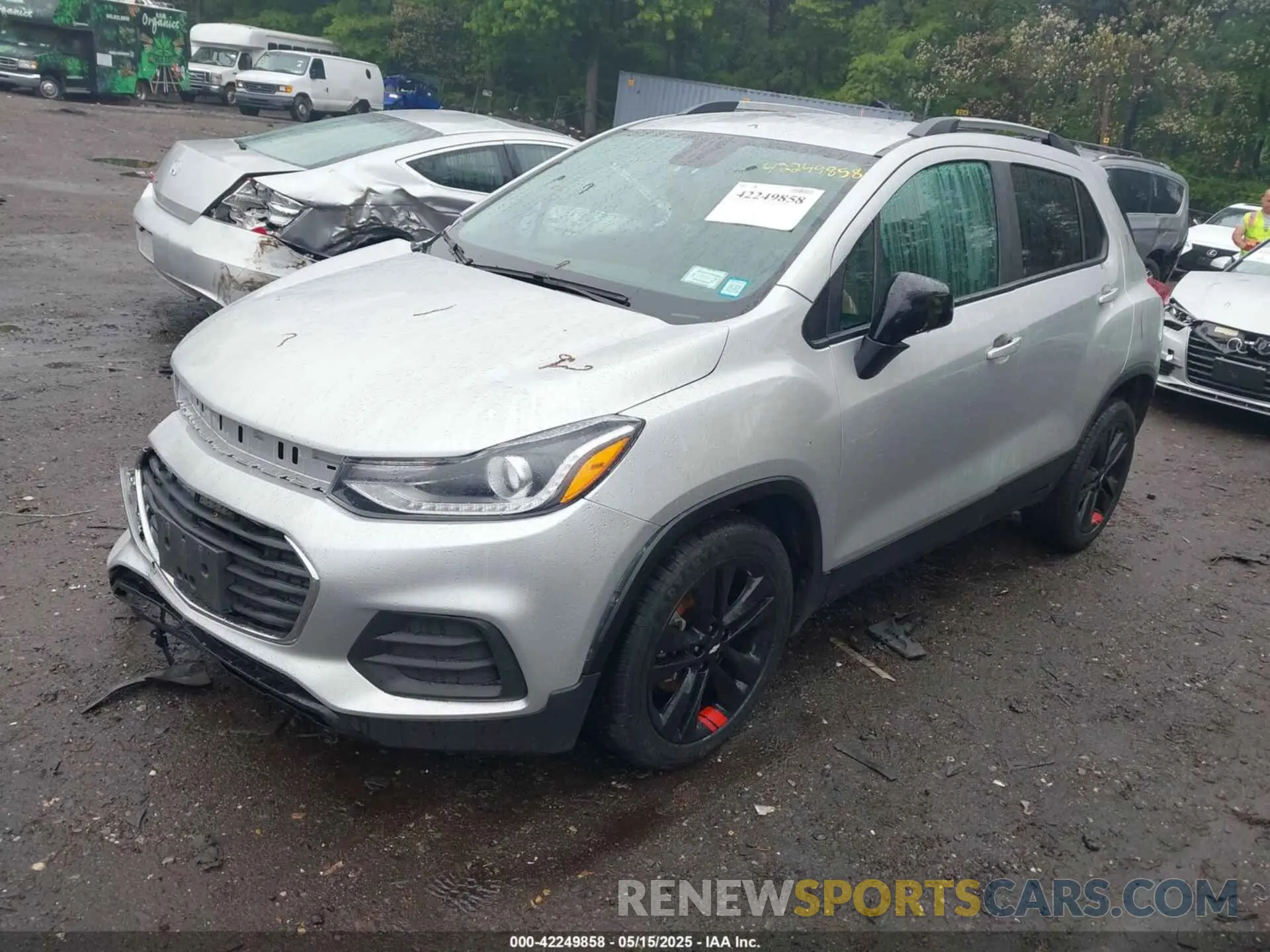2 fotografías del automóvil dañado KL7CJPSM9NB507961 CHEVROLET TRAX 2022