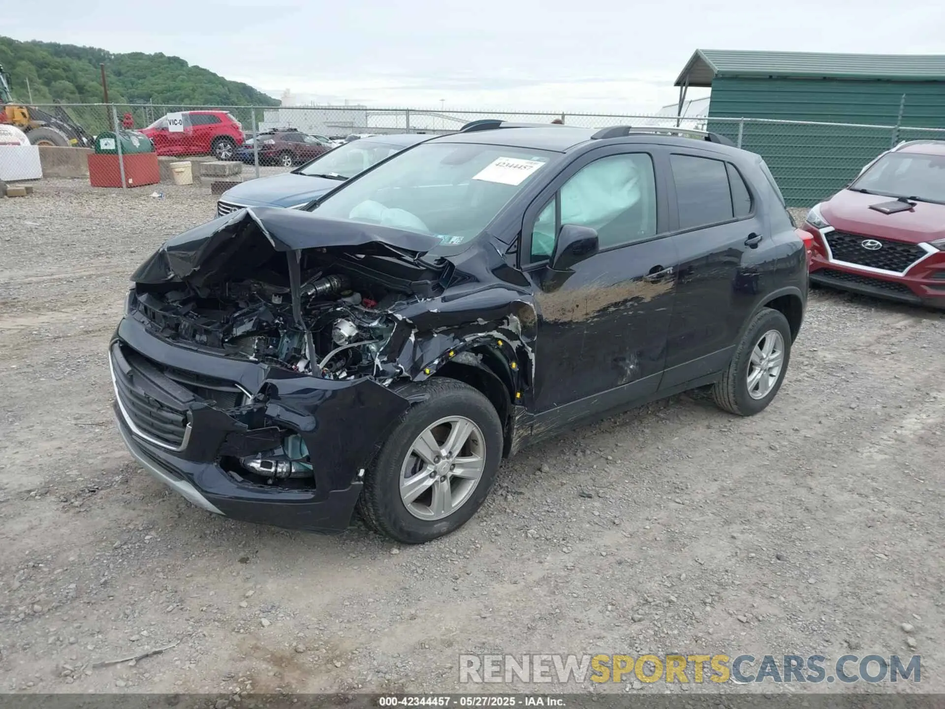 2 fotografías del automóvil dañado KL7CJPSM9NB516854 CHEVROLET TRAX 2022