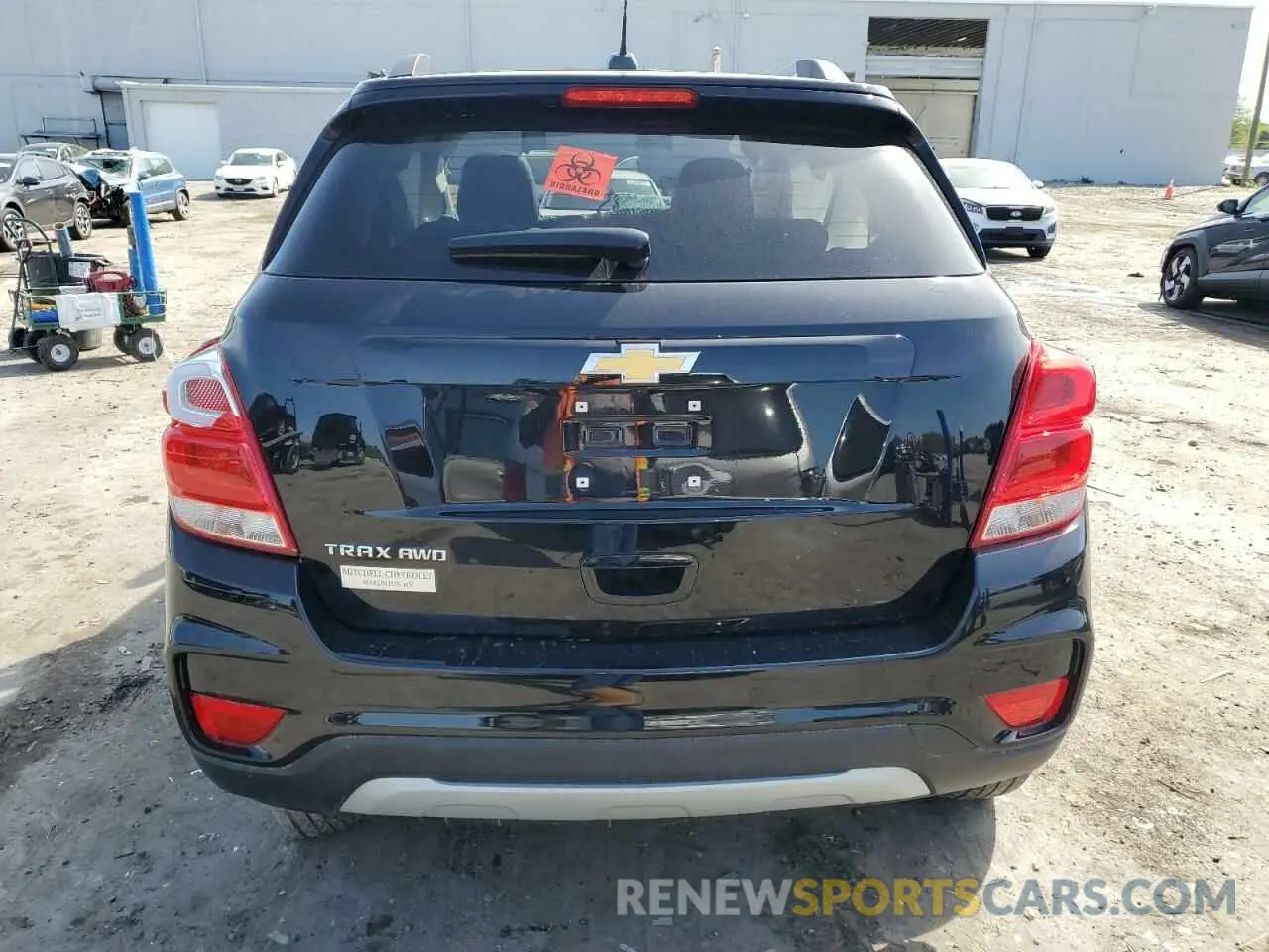 6 fotografías del automóvil dañado KL7CJPSM9NB541107 CHEVROLET TRAX 2022