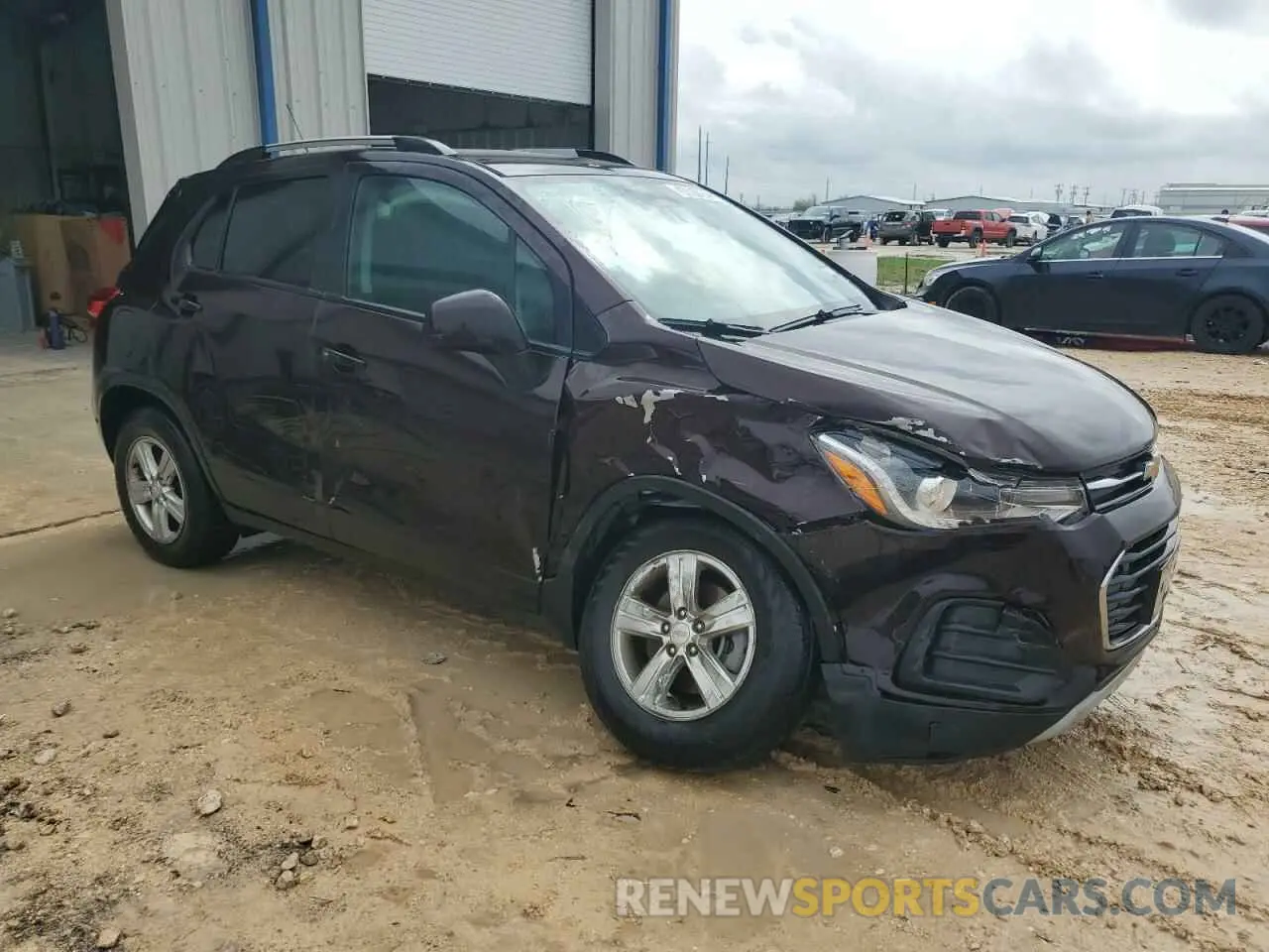 4 fotografías del automóvil dañado KL7CJPSMXNB535803 CHEVROLET TRAX 2022