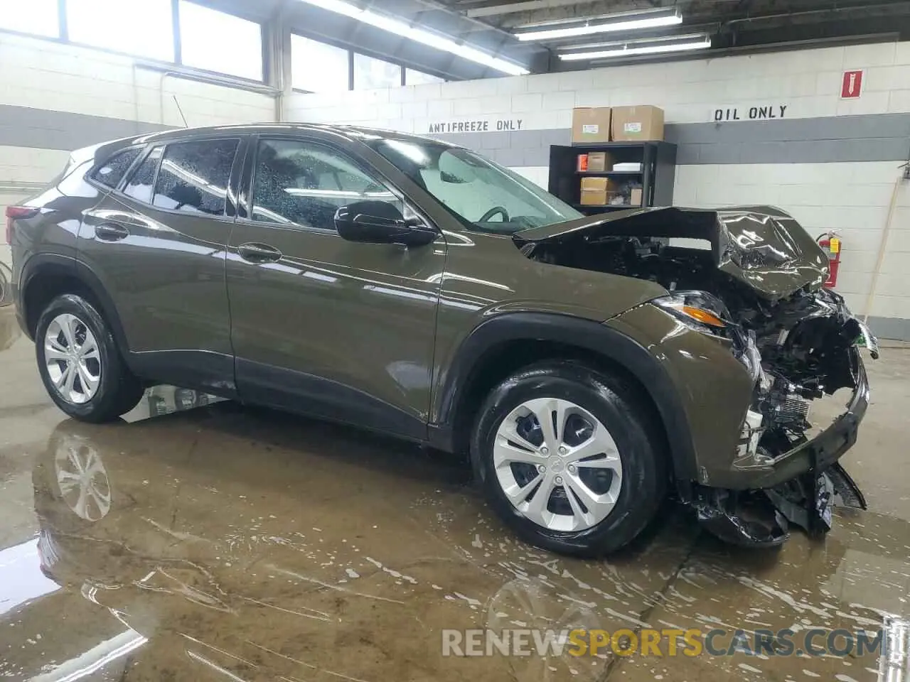 4 fotografías del automóvil dañado KL77LFE20RC158656 CHEVROLET TRAX 2024