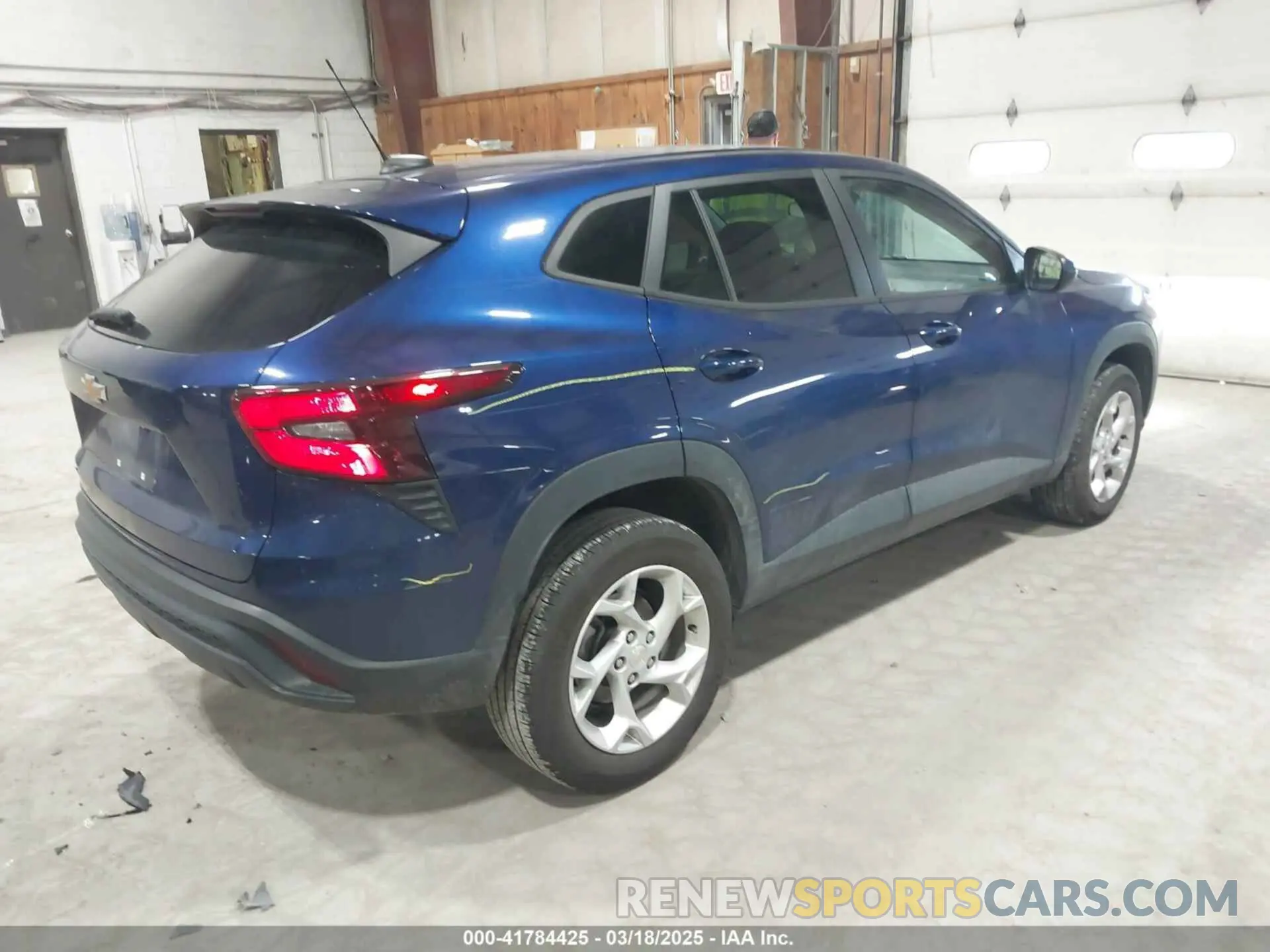 4 fotografías del automóvil dañado KL77LFE22RC100676 CHEVROLET TRAX 2024