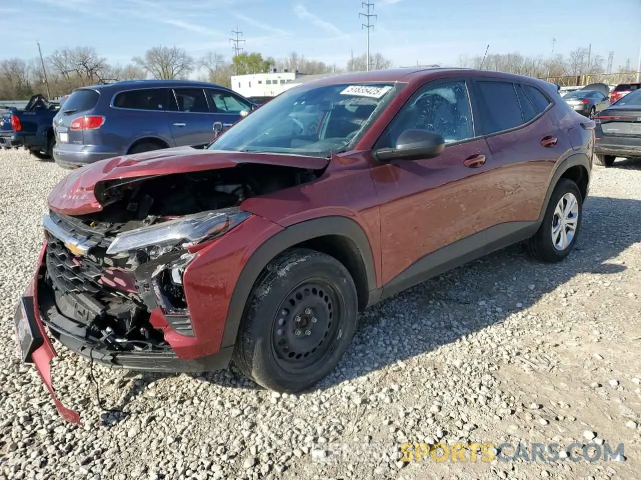 1 fotografías del automóvil dañado KL77LFE22RC135797 CHEVROLET TRAX 2024