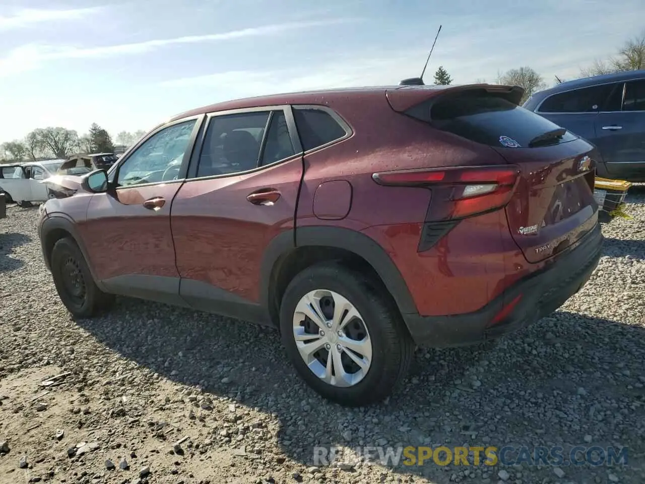 2 fotografías del automóvil dañado KL77LFE22RC135797 CHEVROLET TRAX 2024