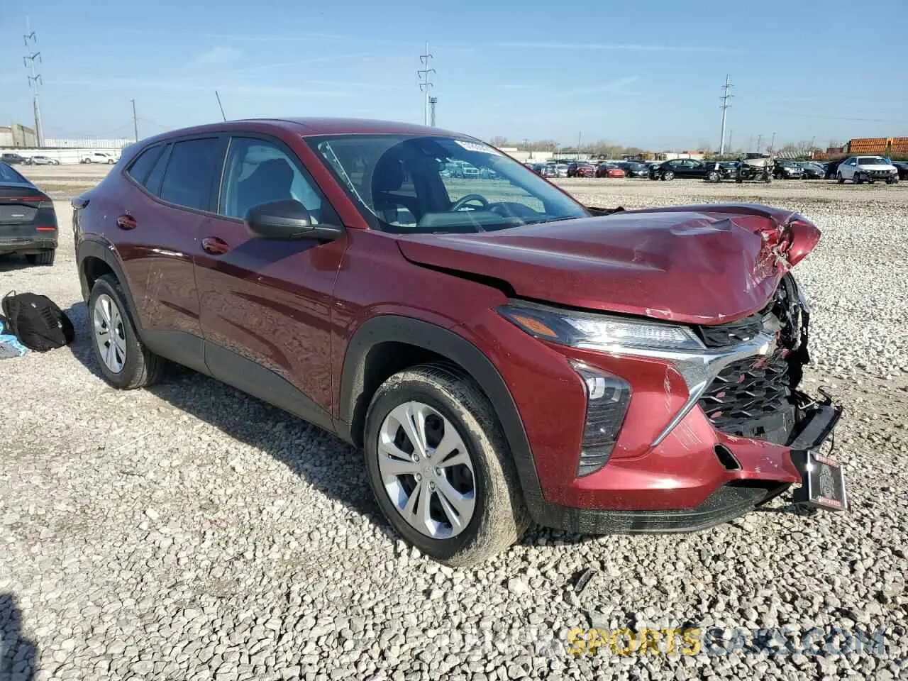 4 fotografías del automóvil dañado KL77LFE22RC135797 CHEVROLET TRAX 2024