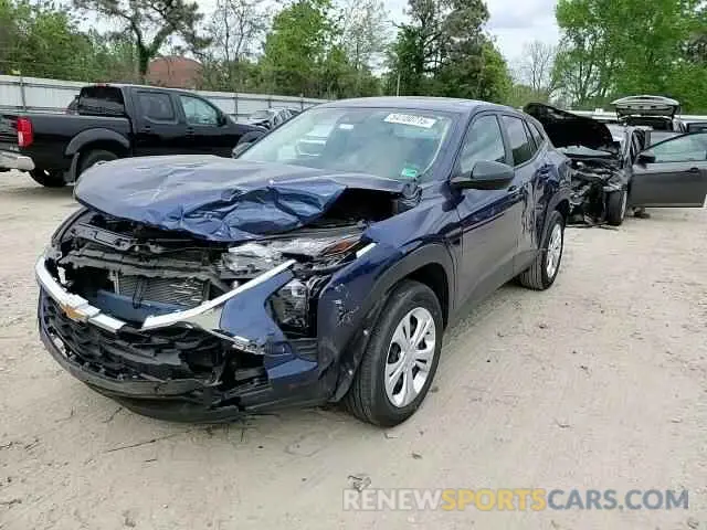 14 fotografías del automóvil dañado KL77LFE22RC136318 CHEVROLET TRAX 2024