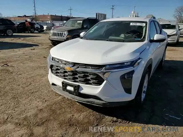11 fotografías del automóvil dañado KL77LFE22RC151823 CHEVROLET TRAX 2024
