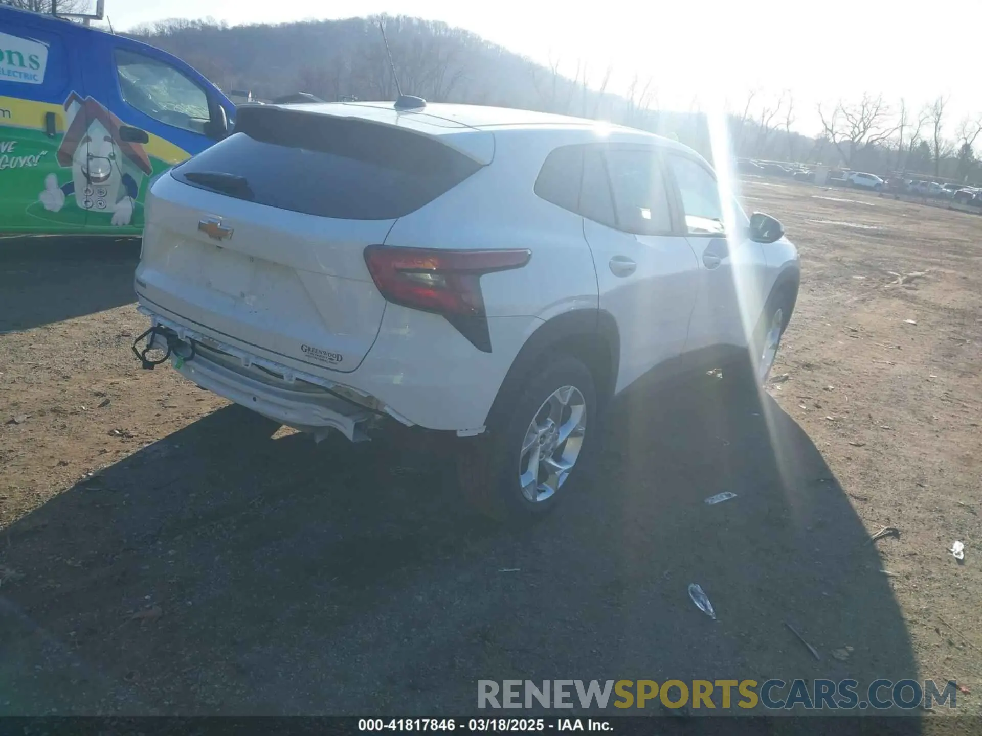 4 fotografías del automóvil dañado KL77LFE23RC062956 CHEVROLET TRAX 2024