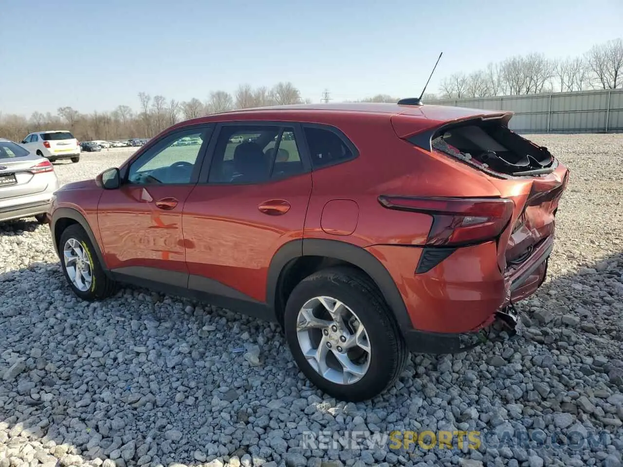 2 fotografías del automóvil dañado KL77LFE23RC096458 CHEVROLET TRAX 2024