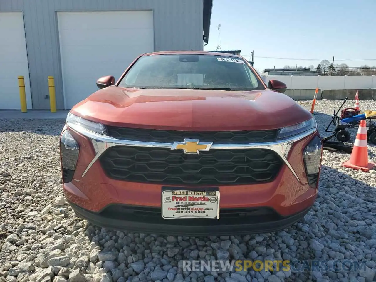 5 fotografías del automóvil dañado KL77LFE23RC096458 CHEVROLET TRAX 2024